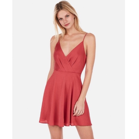 Express Satin Slip Dress - Picture 1 of 8